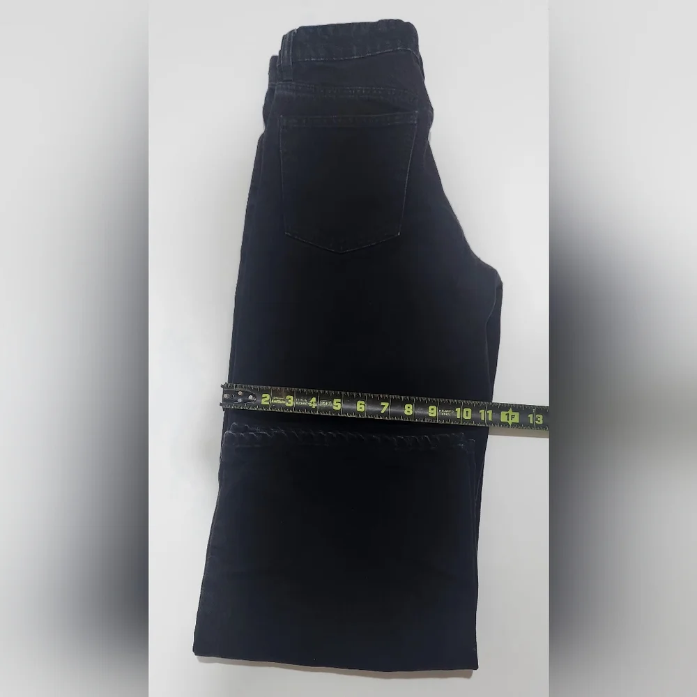 ZARA women's wide-leg pants, black, size 4 - Picture 3 of 6